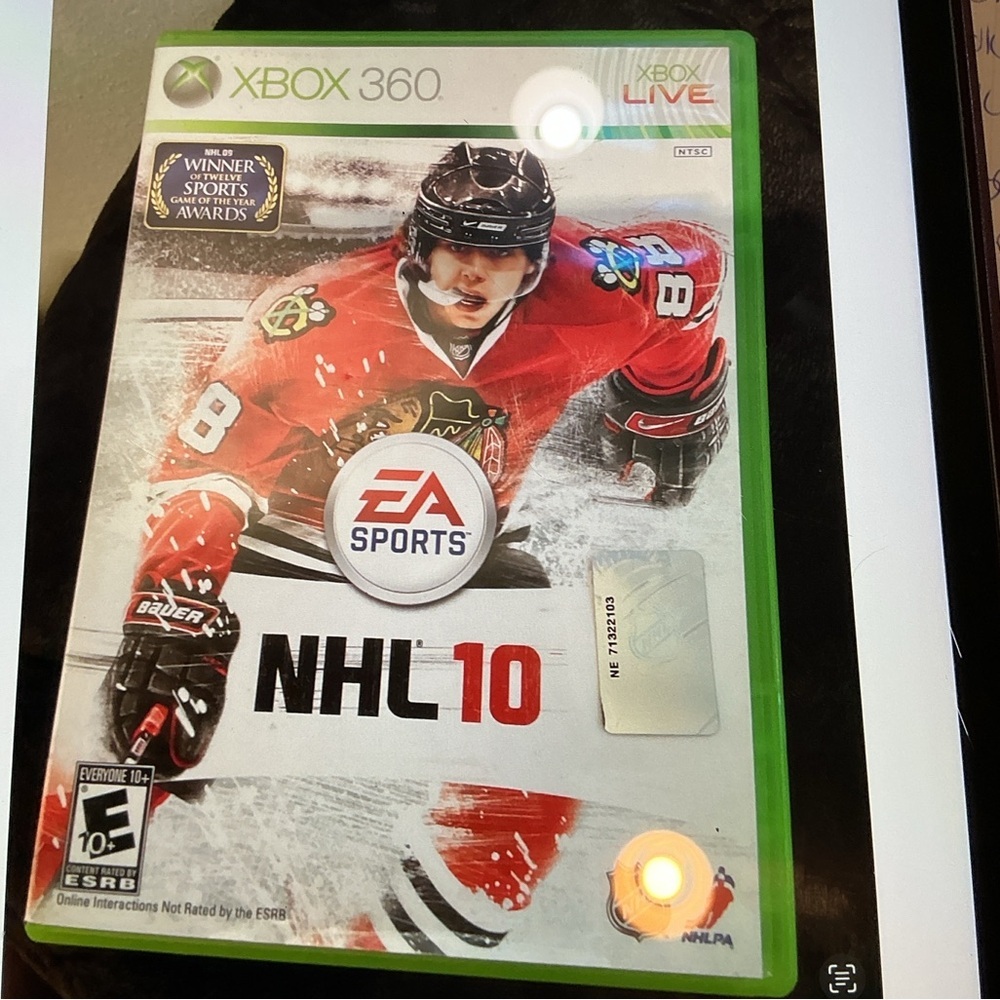 EA Sports, NHL 10, Xbox 360, hockey, video game, sports, tested
